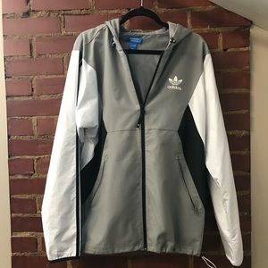 Men’s adidas windbreaker with hood